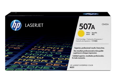 Original HP 507A CE 402 A Toner gelb (ca. 6.000 Seiten)