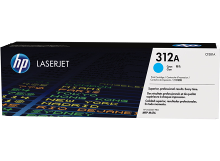 Original HP 312A CF 381 A Toner cyan (ca. 2.700 Seiten)