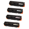  4 Sublimation Toner von tintenalarm.de ersetzt HP CF410A, CF411A, CF412A, CF413A 