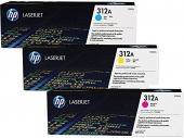  Original HP CF440AM 312A Toner MultiPack cyan magenta gelb (ca. 2.700 Seiten) 
