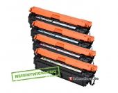  4 Toner von tintenalarm.de ersetzt HP CE340A, CE341A, CE342A, CE343A 