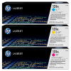  Original HP 131A U0SL1AM Toner Rainbow-Kit (c,m,y) (ca. 1.800 Seiten) 