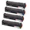  4 Toner von tintenalarm.de ersetzt HP W2410A, W2411A, W2413A, W2412A 