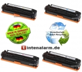  4 Toner von tintenalarm.de ersetzt HP CF210X, CF211A, CF213A, CF212A 