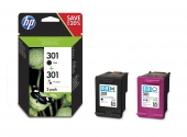  Original HP 301, N9J72AE Tintenpatrone Multipack schwarz + color 