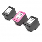  3 XL Druckerpatronen von tintenalarm.de ersetzt HP 305XL, 3YM62AE und 3YM63AE (2x schwarz, 1x color) 