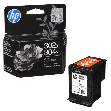 Original HP 302XL/304XL, B7RT9AE Tintenpatrone schwarz High-Capacity (ca. 300 Seiten)