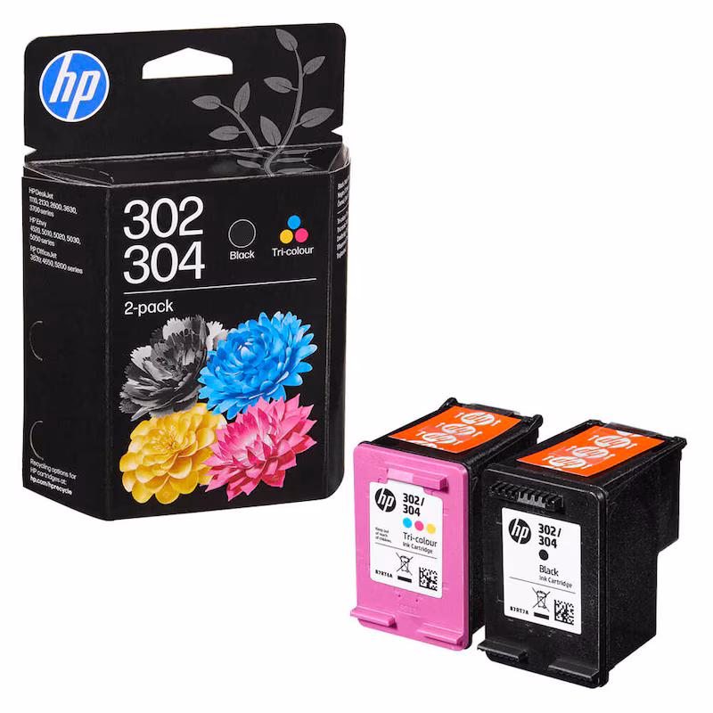  Original HP 302/304, B82L1AE Tintenpatrone Multipack schwarz + color 