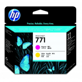  Original HP 771, CE018A Druckkopf magenta /gelb (ca. 775 ml) 