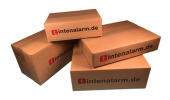  Karton klein von tintenalarm.de, Innenmaß 320x240x60 mm, braun 