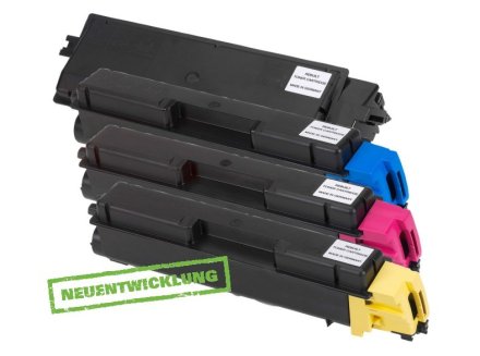 4 Toner von tintenalarm.de ersetzt Kyocera TK-580K, TK-580C, TK-580M, TK-580Y