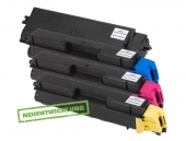  4 Toner von tintenalarm.de ersetzt Kyocera TK-590K, TK-590C, TK-590M, TK-590Y 