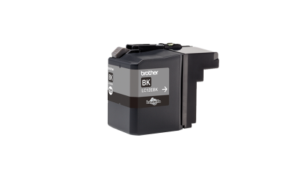 Original Brother LC12EBK LC-12E Tintenpatrone schwarz (ca. 2.400 Seiten)