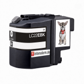  Druckerpatrone von tintenalarm.de ersetzt Brother LC-22EBK schwarz (ca. 2.400 Seiten) 