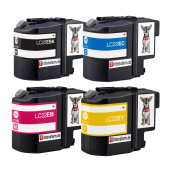  4 Druckerpatronen von tintenalarm.de ersetzt Brother LC-22EVALBP 