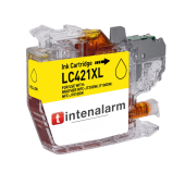  XL Druckerpatrone von tintenalarm.de ersetzt Brother LC-421XLY gelb (ca. 500 Seiten) 