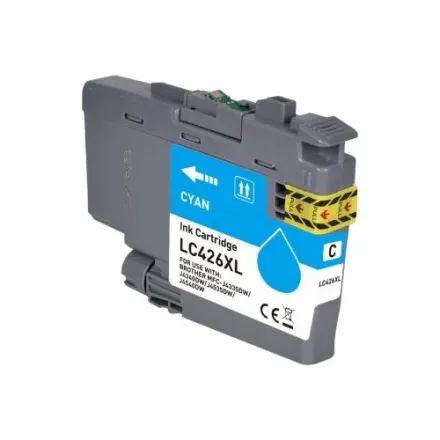 XL Druckerpatrone von tintenalarm.de ersetzt Brother LC-426XLC cyan (ca. 5.000 Seiten)
