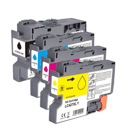 4XL Druckerpatronen ersetzt Brother LC-427XL MultiPack Bk,C,M,Y