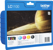  Original Brother LC-1100 LC1100VALBPDR Tintenpatrone MultiPack Bk,C,M,Y Blister Acustic Magnetic 