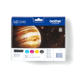  Original Brother LC-1240 LC1240VALBPDR Tintenpatrone MultiPack Bk,C,M,Y Blister (ca. 600 Seiten) 