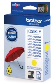  Original Brother LC225XLY LC-225XL Tintenpatrone gelb (ca. 1.200 Seiten) 