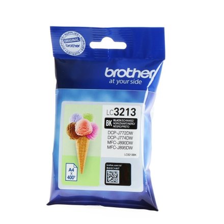Original Brother LC3213BK LC-3213 Tintenpatrone schwarz (ca. 400 Seiten)