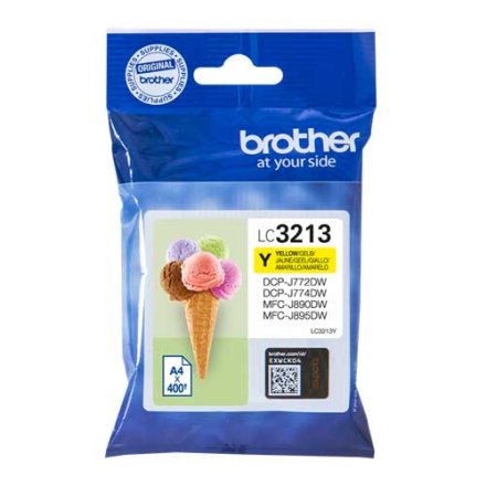Original Brother LC3213Y LC-3213 Tintenpatrone gelb (ca. 400 Seiten)