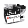 Druckerpatrone von tintenalarm.de ersetzt Brother LC-424BK schwarz (ca. 750 Seiten) 