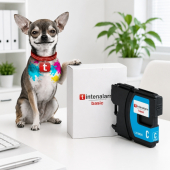  XL Druckerpatrone Basic kompatibel ersetzt Brother LC-980C und LC-1100C cyan (ca. 700 Seiten) 
