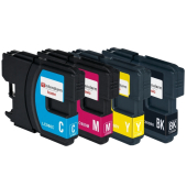  4XL Druckerpatronen Basic kompatibel ersetzt Brother LC-980 und LC-1100 (Multipack) 