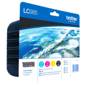  Original Brother LC-985 LC985VALBPDR Tintenpatrone MultiPack Bk,C,M,Y Blister Acustic Magnetic 