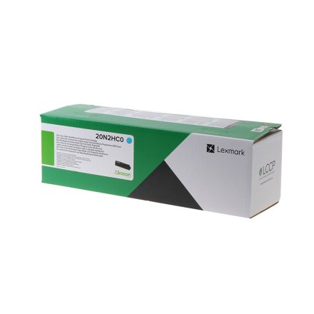 Original Lexmark 20N2HC0 Toner cyan return program (ca. 4.500 Seiten)