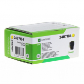  Original Lexmark 24 B 7184 Toner gelb (ca. 6.000 Seiten) 