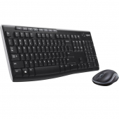  Logitech Wireless Combo MK270 Tastatur-Maus-Set kabellos schwarz 