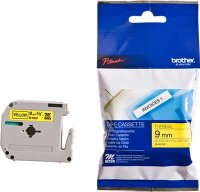 Original Brother M-K621BZ M-K621 DirectLabel schwarz auf gelb