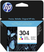  Original HP 304, N9K05AE Tintenpatrone color (ca. 100 Seiten) 