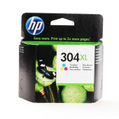  Original HP 304XL, N9K07AE Tintenpatrone color High-Capacity (ca. 300 Seiten) 