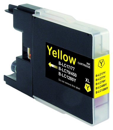 XL Druckerpatrone von tintenalarm.de ersetzt Brother LC-1280Y XL gelb (ca. 1.200 Seiten)