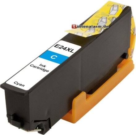 XL Druckerpatrone von tintenalarm.de ersetzt Epson 24 XL, T2432 cyan (ca. 740 Seiten)