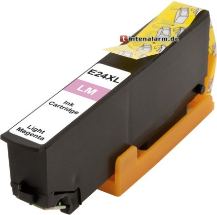 XL Druckerpatrone von tintenalarm.de ersetzt Epson 24 XL, T2436 magenta hell (ca. 740 Seiten)