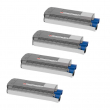  4 Toner von tintenalarm.de ersetzt OKI 46507613, 46507614, 46507615, 46507616 