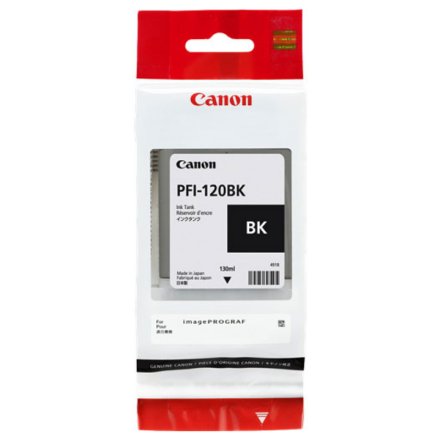 Original Canon PFI-120 BK 2885 C 001 Tintenpatrone schwarz (ca. 130 ml)