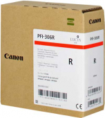  Original Canon PFI-306r 6663B001 Tintenpatrone rot (ca. 330 ml) 