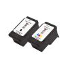  2 Druckerpatronen von tintenalarm.de ersetzt Canon PG-40 und CL-41 0615B043 (1x schwarz, 1x color) 