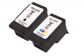  2 Druckerpatronen von tintenalarm.de ersetzt Canon PG-510, 2970B001 und CL-511, 2972B001 