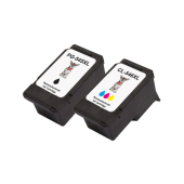  2 XL Druckerpatronen von tintenalarm.de ersetzt Canon PG-545XL, 8286B001 und CL-546XL, 8288B001 