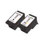  2 XL Druckerpatronen von tintenalarm.de ersetzt Canon PG-545XL, 8286B001 und CL-546XL, 8288B001 
