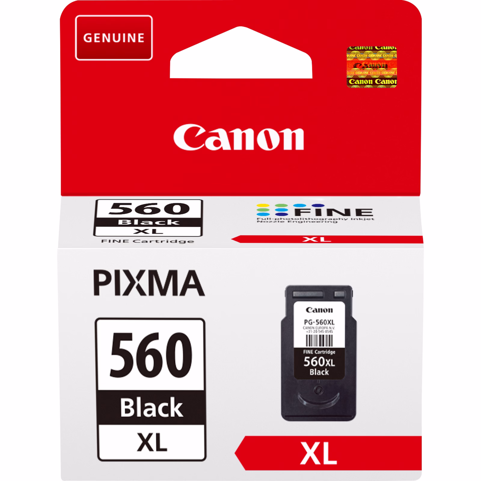  Original Canon PG-560XL 3712C001 Tintenpatrone schwarz High-Capacity (ca. 400 Seiten) 