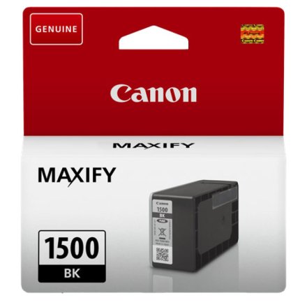 Original Canon PGI-1500bk 9218B001 Tintenpatrone schwarz (ca. 400 Seiten)