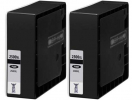  2 XL Druckerpatronen von tintenalarm.de ersetzt Canon PGI-2500BK XL, 9254B001 schwarz Doppelpack (2x ca. 2.500 Seiten) 